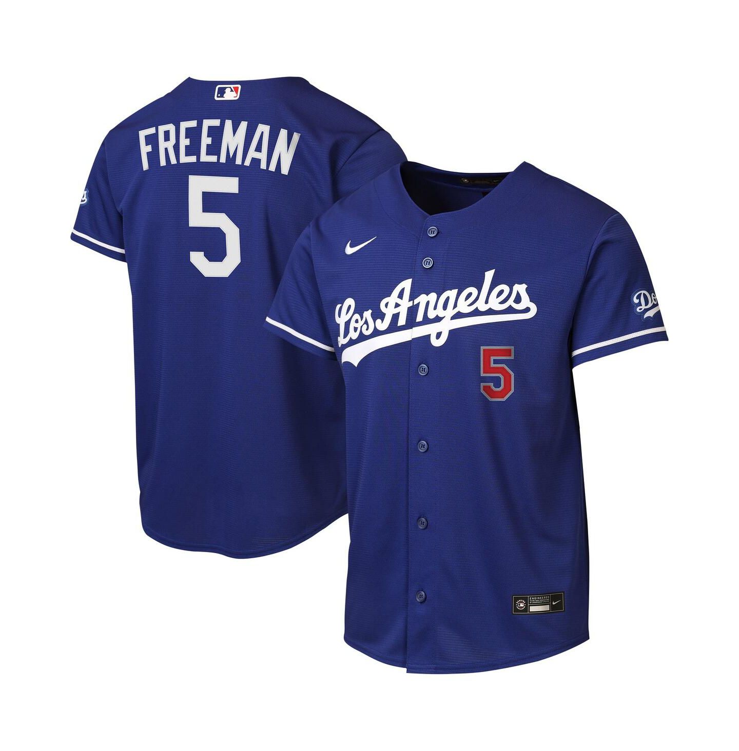 Детская джерси Nike Freddie Freeman Los Angeles Dodgers Alternate Stadium, Royal — фото 1