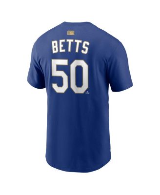 Men's Mookie Betts Royal Los Angeles Dodgers 2026 Gold Collection Name & Number T-Shirt