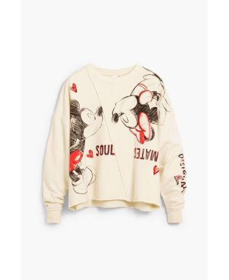 Women's Sweatshirt Mickey y Minnie Mouse