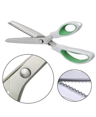 Pinking Shears Comfort Grips Zig Zag Cut Sewing Dressmaking Scissors