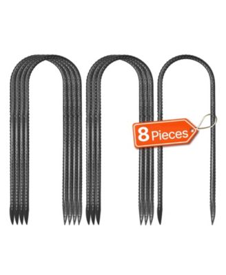 12-in Galvanized Steel Rebar Stakes Ground Anchors for Fencing and Tents