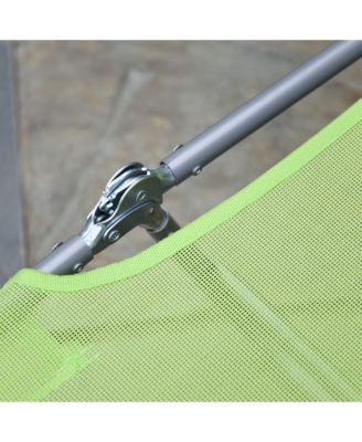 Mesh Outdoor Reclining Lounge Chair Lightweight and Portable,