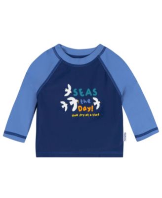 Toddler Boys 2-Piece Rashguard and Trunks Set