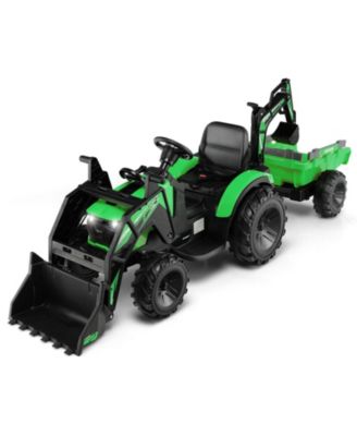 3 in 1 Ride On Excavator Toy with Shovel Bucket and Music