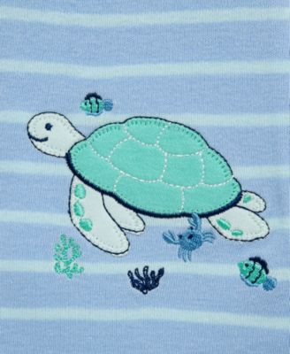 Baby Boys' Sea life Short-Sleeve and Sleeveless Romper, 2-Pack 