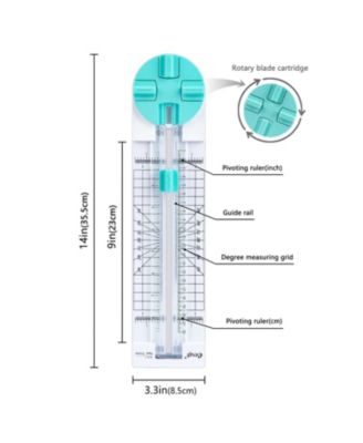 Paper Trimmer Craft Cutter 4 Style Multi-function Scrapbooking Tool Dial Straight Wave Dotted Perforated Creasing Photos Postcards Card