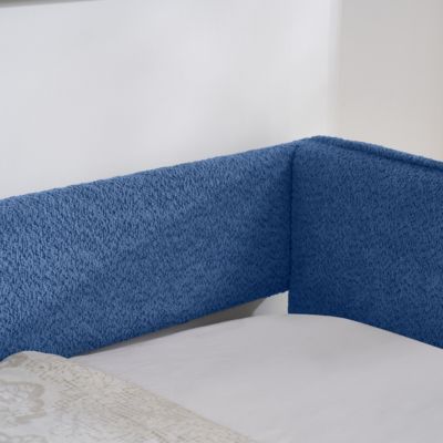 Boucle Daybed w/ Twin Trundle Sofa Bed