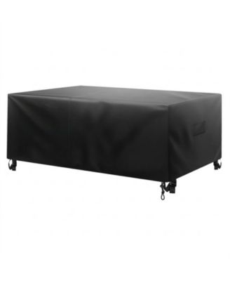 420D Waterproof Patio Furniture Cover for Dining Table and Chairs 110in x 84in x 28in
