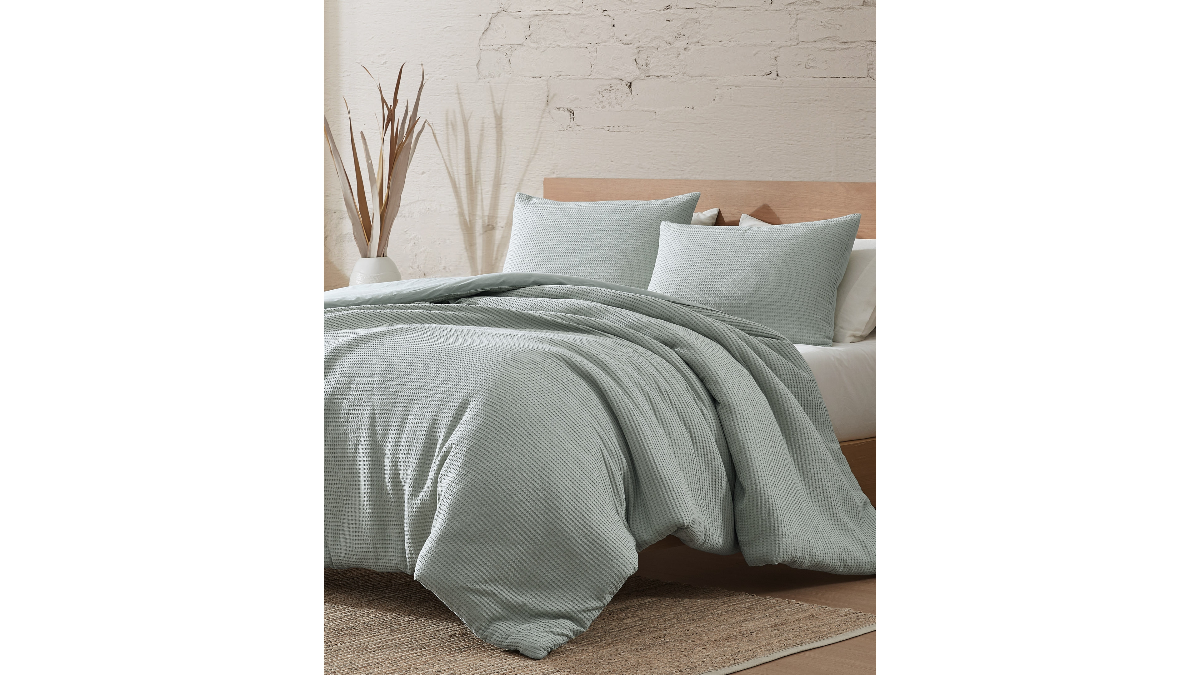 Riverbrook Home Warren Waffle 4-Pc. Comforter Cover Set, King