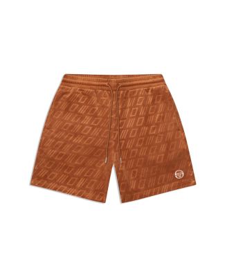 Men's Bandiera Debossed Velour Short