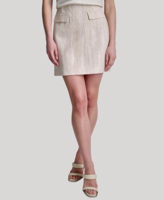 Women's Straight-Fit Mini Skirt