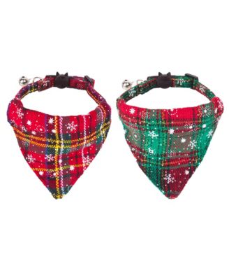 Cat Collars Breakaway With Removable Bandana Adjustable Bunny Pattern Cat Kitten Collars