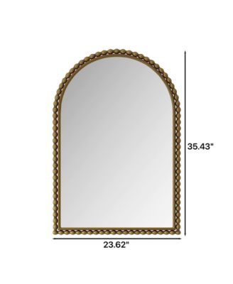 Iron Art Arch Vintage Vanity Mirror Wall Hanging or Tabletop for Living Room Bedroom Bathroom