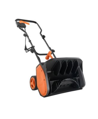 Electric Snow Shovel, 12A 17 inch Corded Snow Shovel, Adjustable Chute for Winter