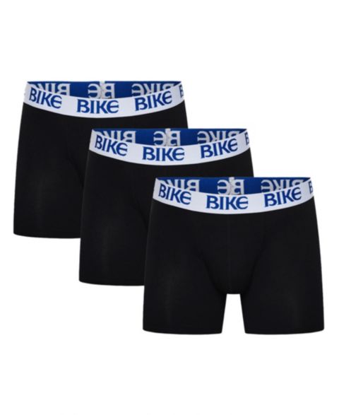Трусы-боксеры для мужчин, 3 шт. — BIKE Athletic, цвет: Чёрный