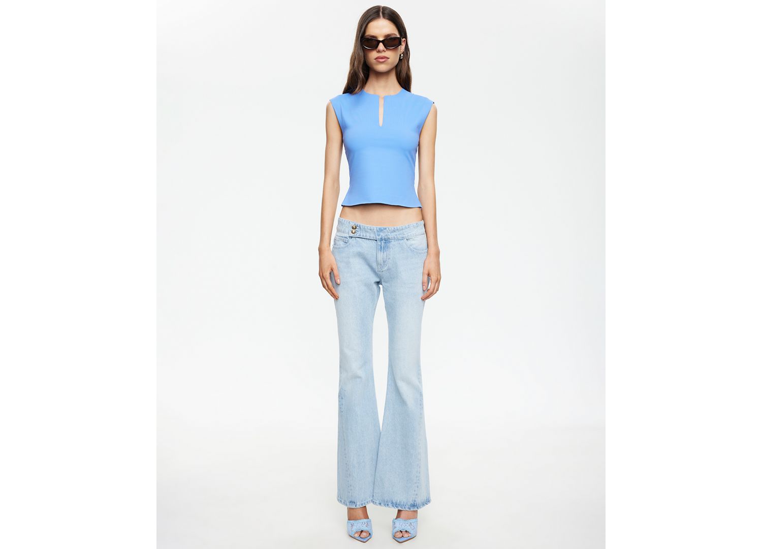 Women's Tribeca Sleeveless Cropped Top