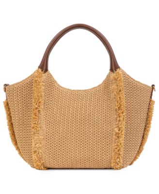 Irina Large Raffia Tote Handbag