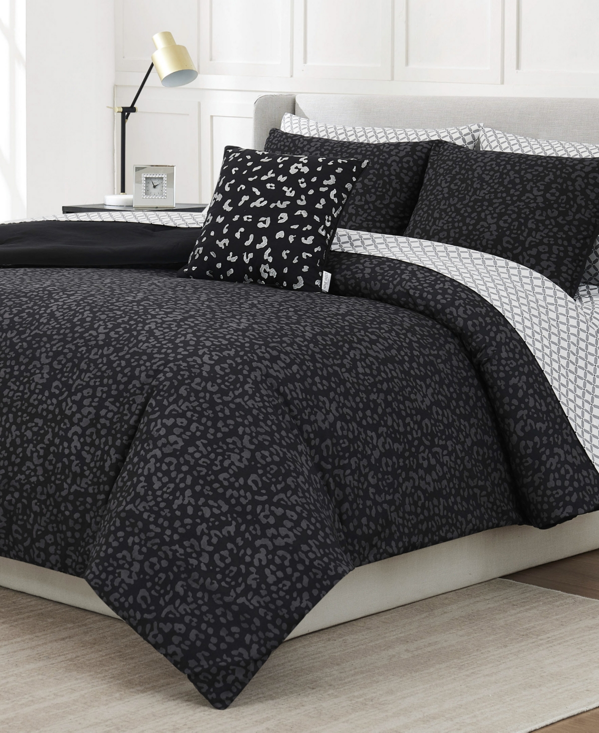 Nine West Leopard Bed in a Bag 8-Pc. Comforter Set