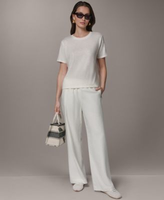 Women's Linen Jersey Striped Tee