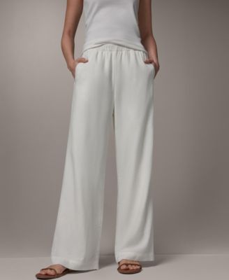 Women's Mid-Rise Straight-Leg Pants