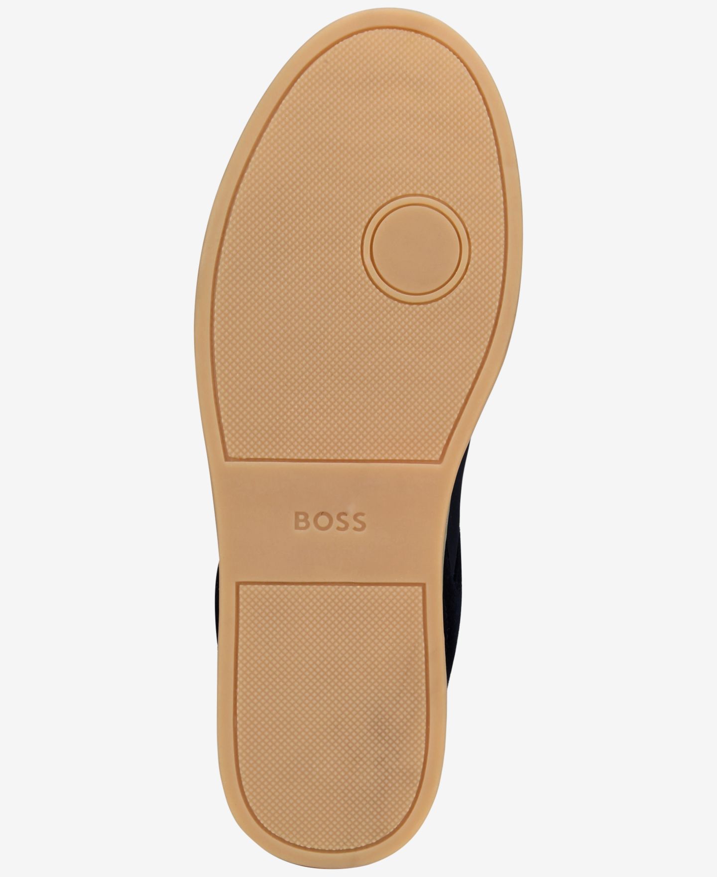 Мужские кроссовки Hugo Boss Kieran Lace-Up Round-Toe, цвет: Тёмный синий — фото 5
