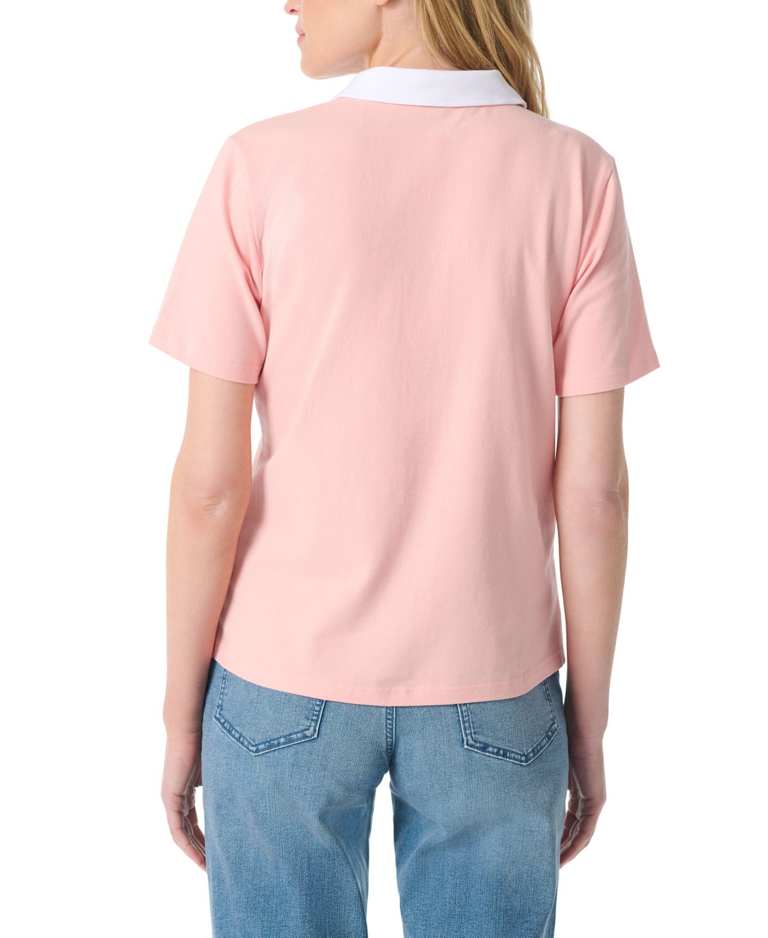 Women's Polo Point Collar Short-Sleeve T-Shirt