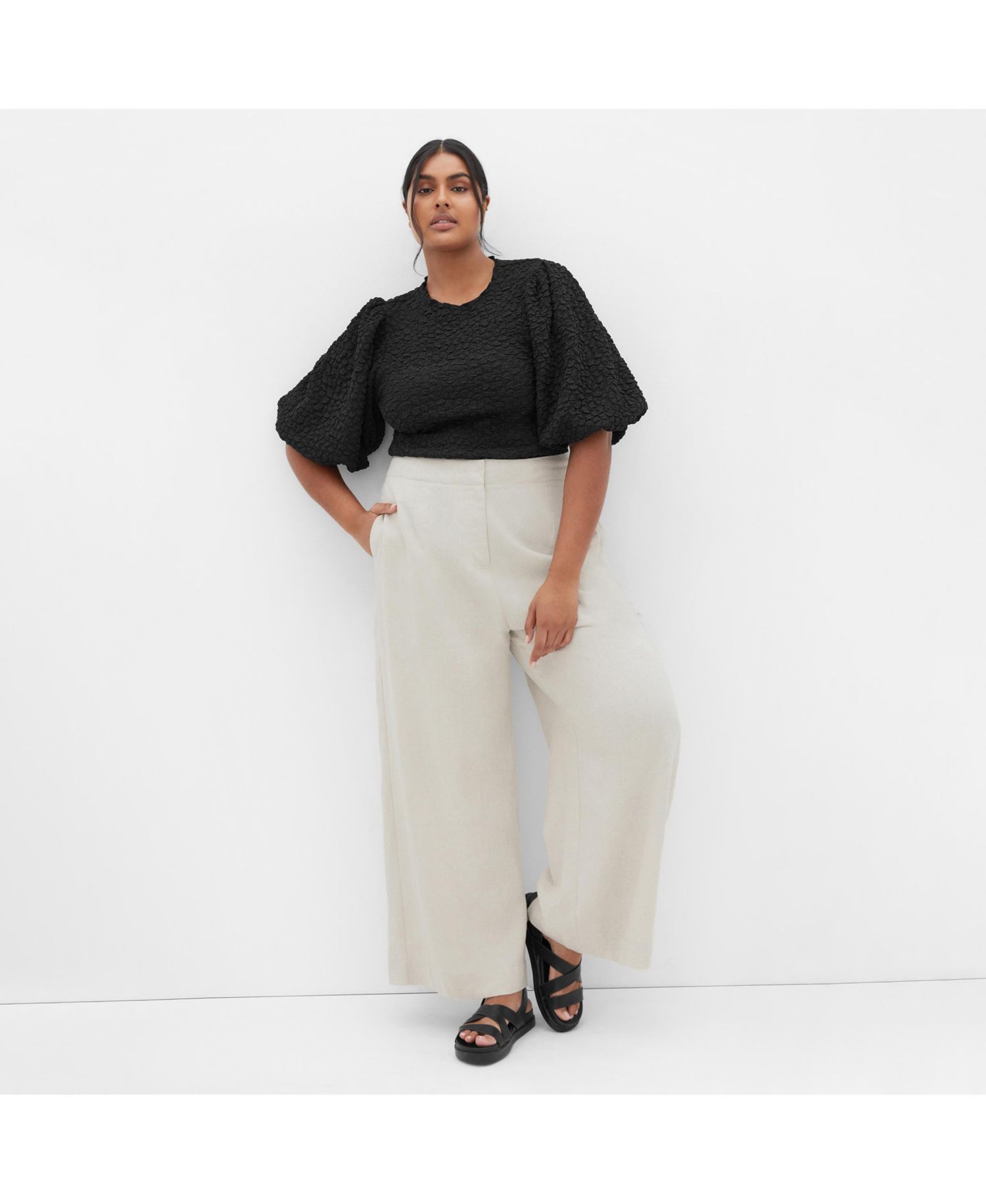 Women's Chrissie Balloon Sleeve Top