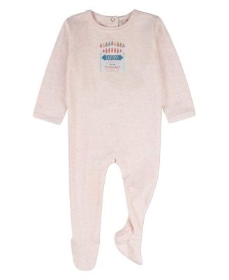 Baby Girls Create Your Own Dreams Crayon Box Footie