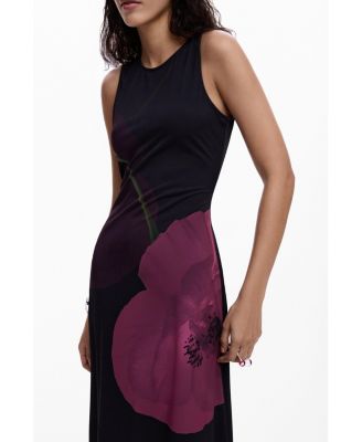 Women's Asymmetric Poppy Dress