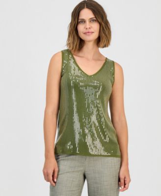 Women's Sequin Tank Top