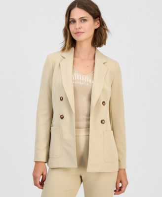 Women's Faux Double-Breasted Blazer
