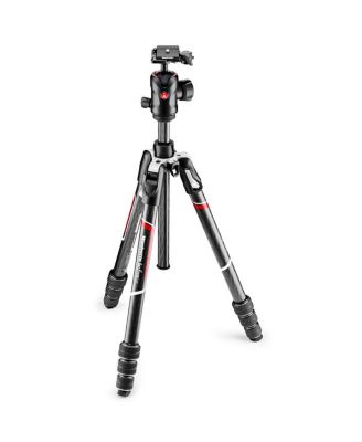 Befree GT 4-Section Carbon Fiber Travel Tripod with 496 Center Ball Head, Twist Lock