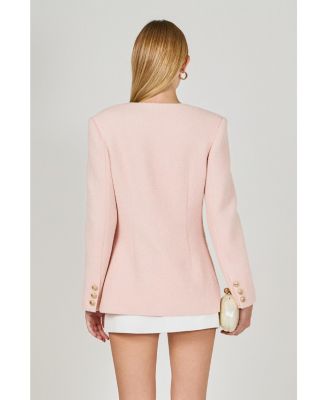 Women's Tweed Buttoned Vest