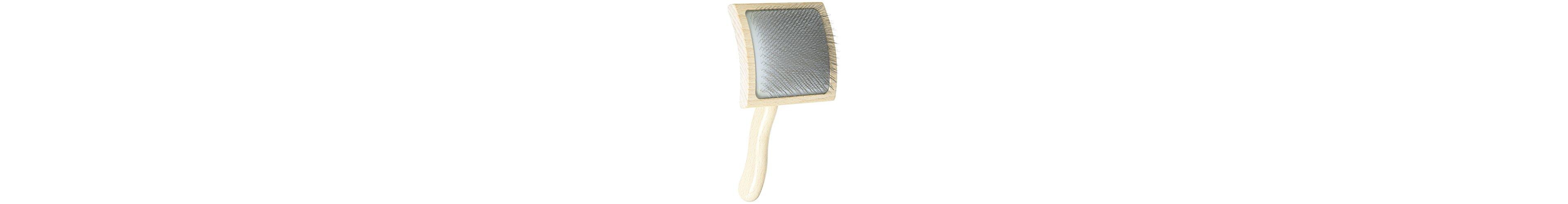 Aronkl Slicker Dog Brush Stainless Steel Pins Beechwood Handle Lightweight Groom Like Pro