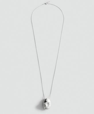 Selection Mango Womens Sphere Pendant Necklace - Silver 70$