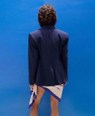 Selection Women's Double-Breasted Suit Blazer