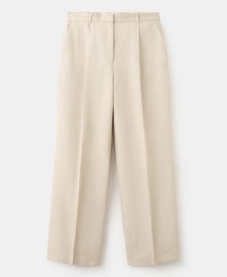 Selection Women's Straight Mid-Rise Suit Pants