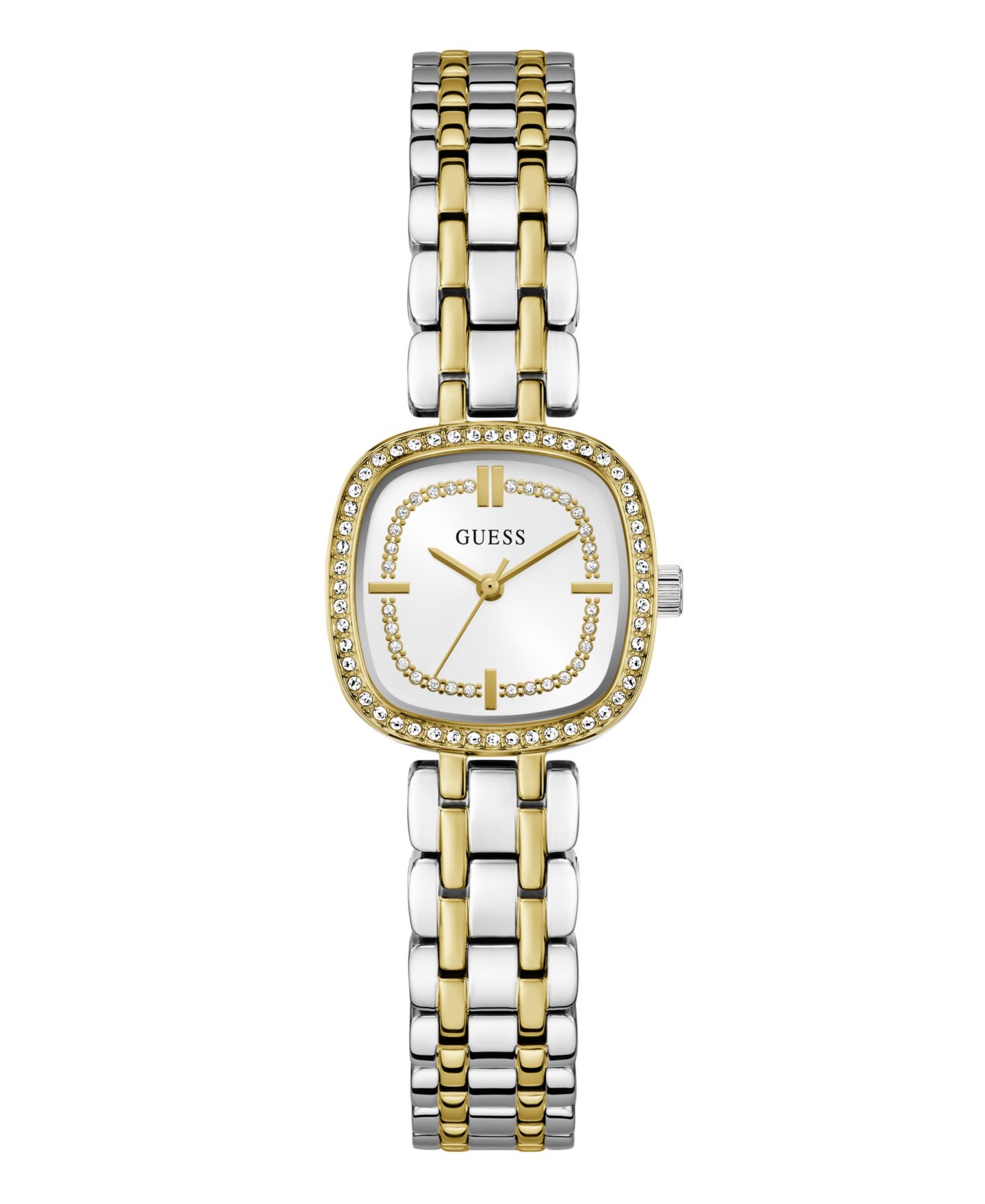 Женские часы GUESS Two-Tone Stainless Steel Analog, 25mm — фото 1