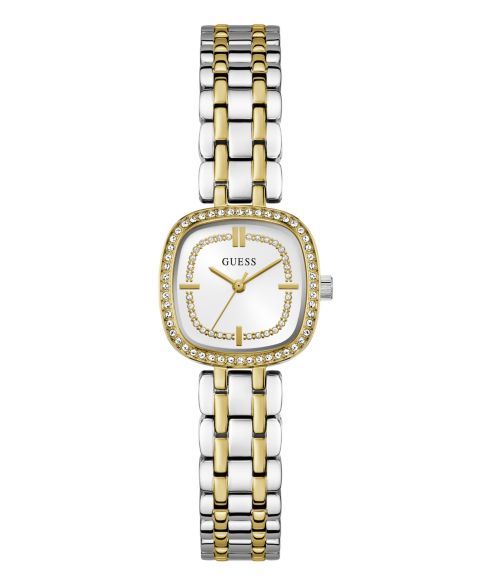 Женские часы GUESS Two-Tone Stainless Steel Analog, 25mm