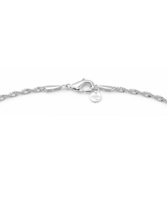 Silver Plated Chain 3Pc. Set