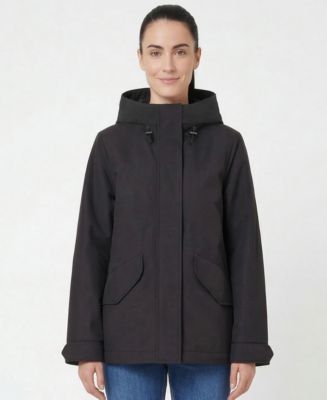 Rokka&Rolla Women's Stand Collar Trench Coat Windbreaker - Macy's