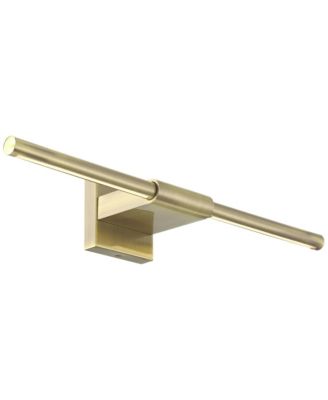 Anthony 24" High Modern Picture Wall Lamp Light Fixture Mount Living Room Indoor LED Gold Antique Brass