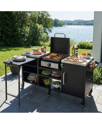  Large Grill Table for Big Green Egg and Kamado Joe