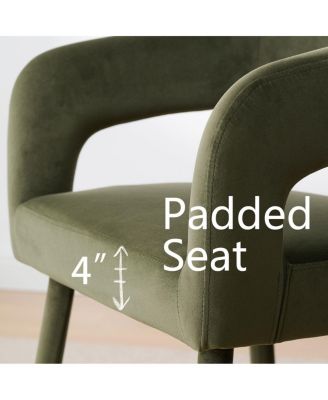 Counter Height Stools with Arms for Kitchen Island, 2PK