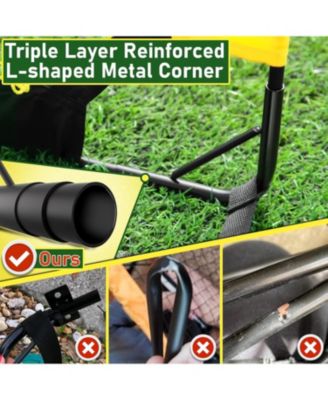 Portable Soccer Goal, Large-Frame Design Built for Long-Term Development, Easy Setup for Backyard, Park or School Training