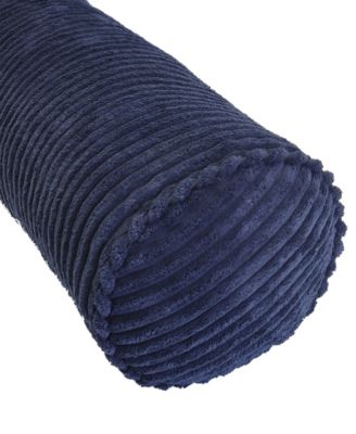 Bowery Corduroy Neckroll Decorative Pillow, 8" x 24"