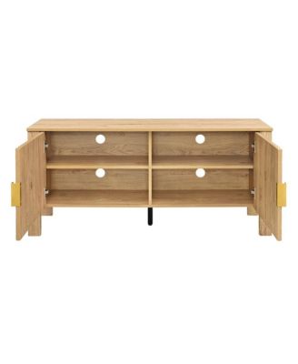 Thayer Wood TV Console with Two Doors