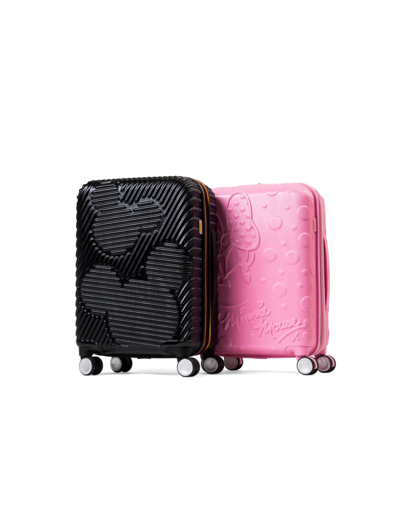Чемодан Disney by American Tourister American Tourister Minnie Hardside Carry-On Spinner, цвет: Розовый — фото 4