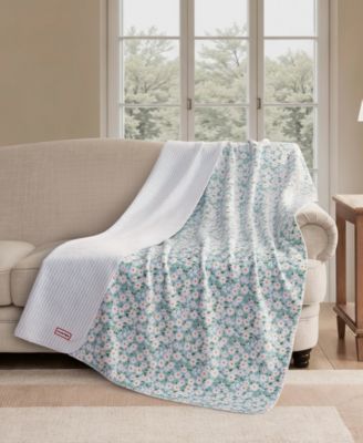 Reversible Plaid Plush Throws, 50" x 70"