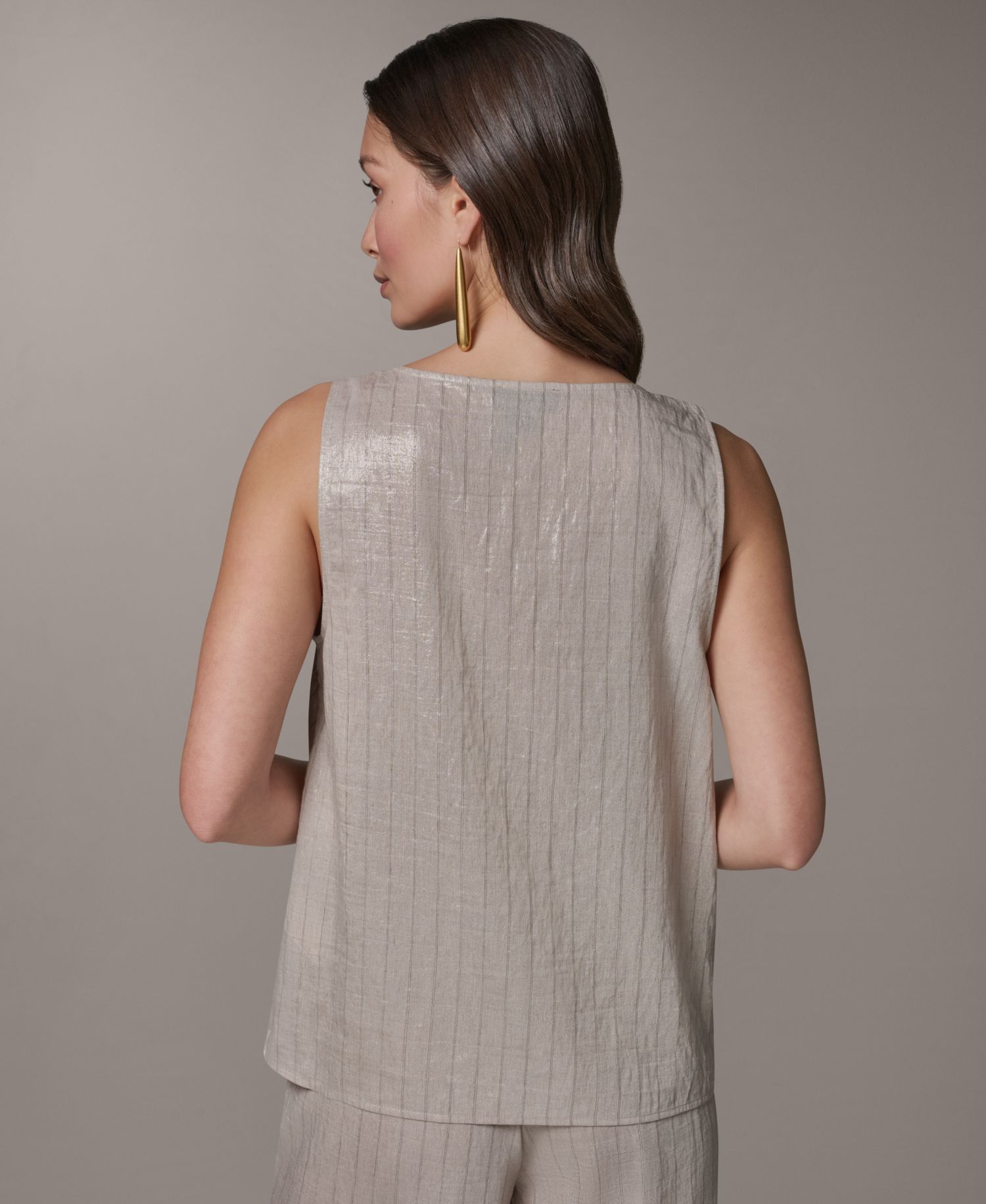 Women's Sleeveless Cowl Neck Top